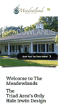 Mobile Screenshot of meadowlandsgolfclub.com